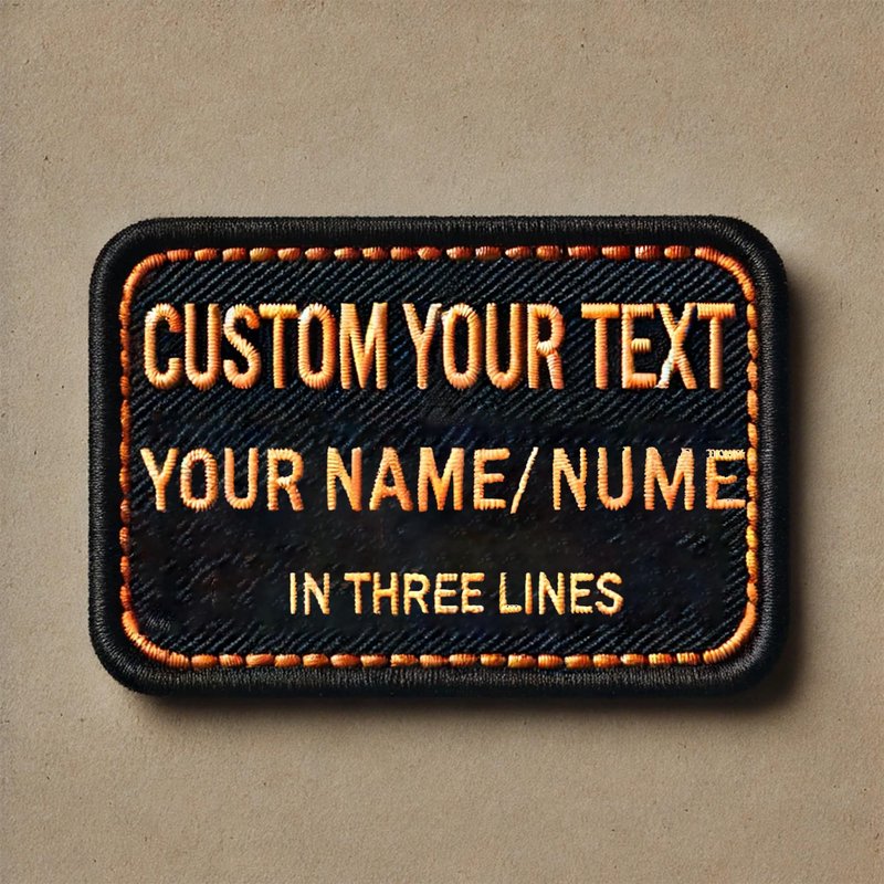 Customized Name Patch, Personalized Removable Tactical Patches Hook and Loop, Embroidered Military Name Patches for Dog Harness, Backpacks, Jackets (
