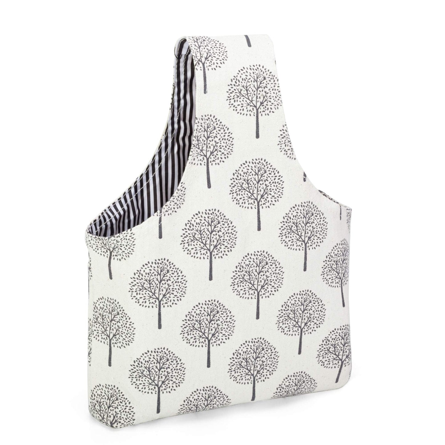 Teamoy Knitting Tote Bag, Travel Project Wrist Bag for knitting Needles(up to 11 Inches), Yarn and Crochet Supplies, Multipurpose, Perfect Size for Knitting on The Go (Small, Tree)