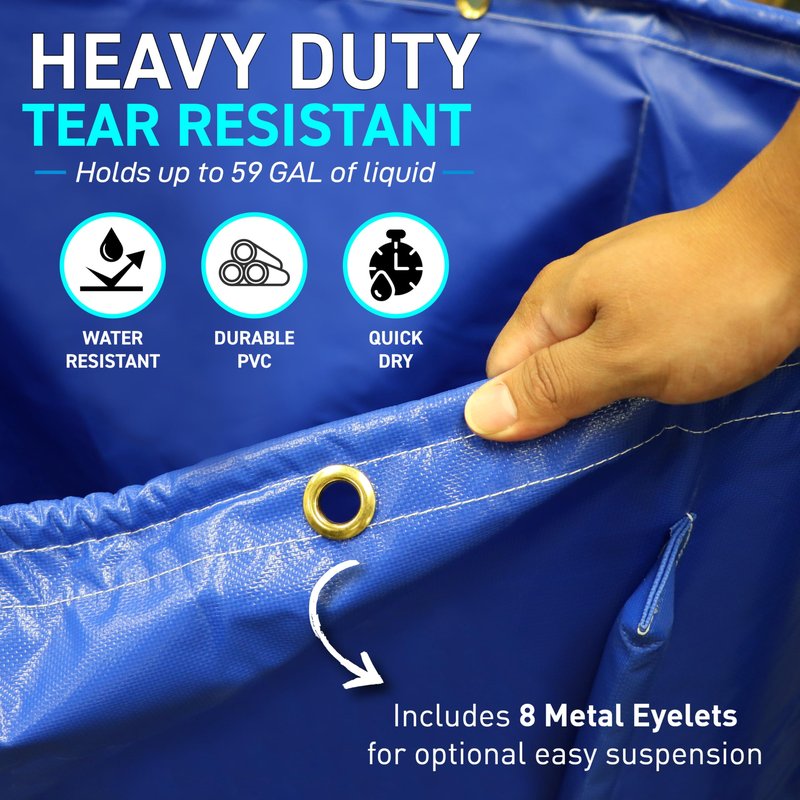 Seaworks Outboard Motor Flushing Bag for Marine Engines & Sterndrives