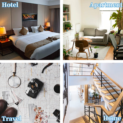 Door Stop Alarm, Door Stopper with 120DB Security Alarm, Floor Wedge Doorstop for Travel Apartment Home House (Pack of 1)