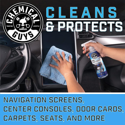 Chemical Guys HOL357 Clean & Shine Car Wash Starter Kit - Safe for Cars, Trucks, Motorcycles, SUVs, Jeeps, RVs & More (7 Piece Set, Including 3 16 oz. Car Detailing Chemicals)