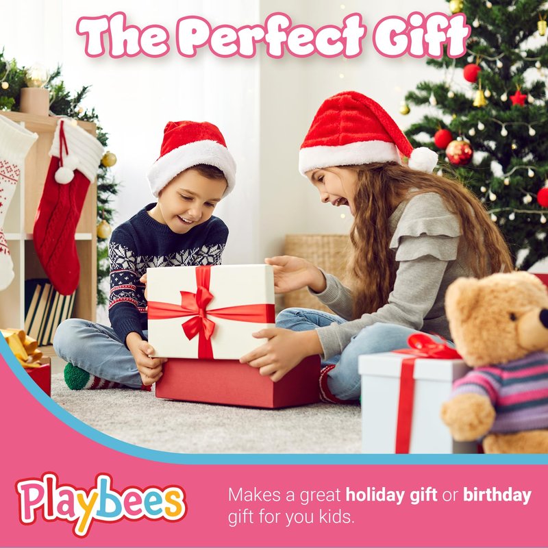 Playbees Large Dart Board for Kids 29" – Sticky Ball Dart Game for Boys & Girls – Indoor/Outdoor Safe Hanging Dartboard – Fun for Ages 3–12 – Perfect Christmas