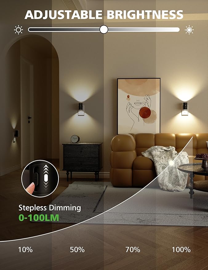 Night Lights Plug Into Wall,Dimmable LED Nightlight with Dusk to Dawn Sensor,0-100LM Adjustable Brightness,3 Color Temperatures,Night Light for Hallway Bathroom Stair Bedroom,Black,4 Pack