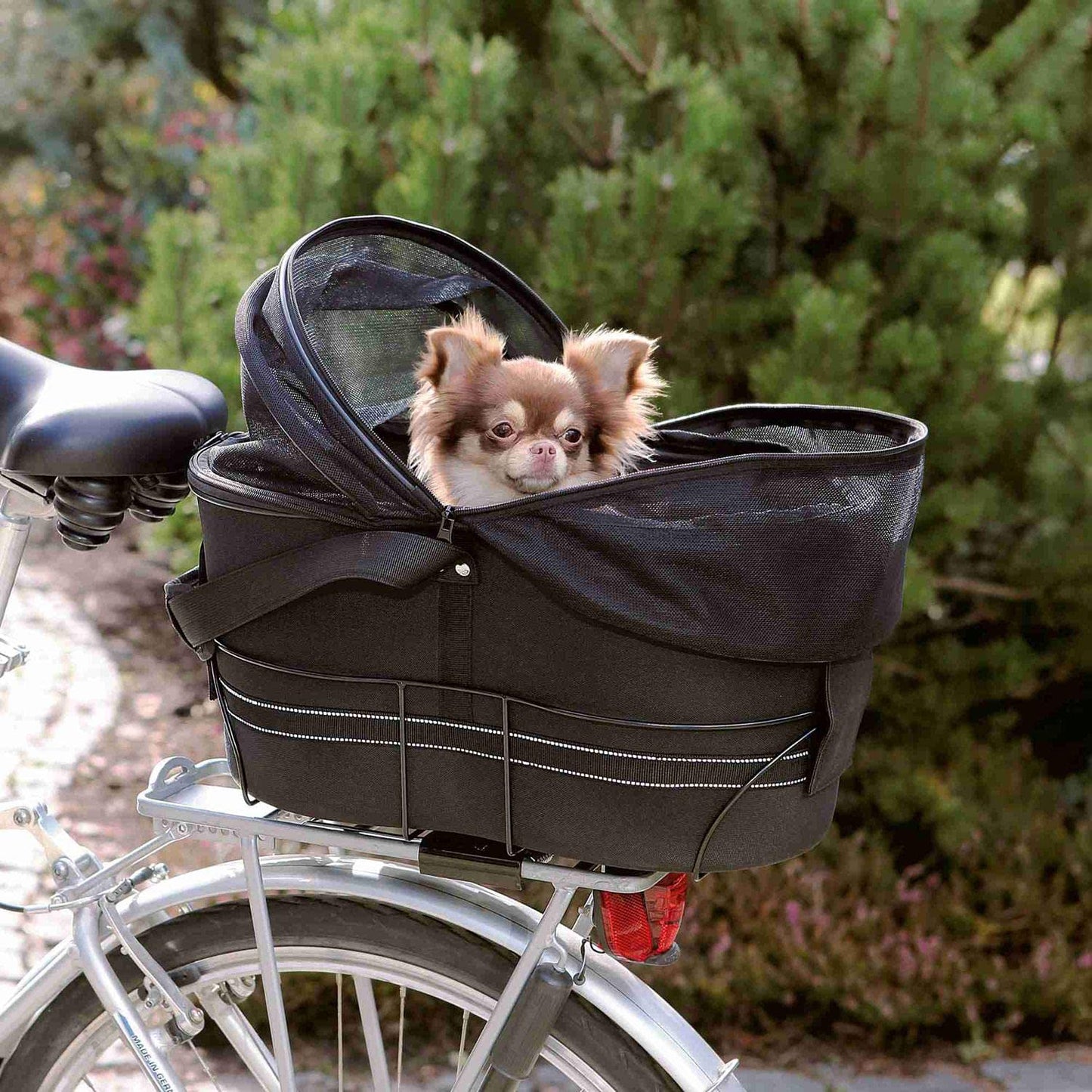 Trixie Bicycle bag, 48 × 29 × 42cm, Black