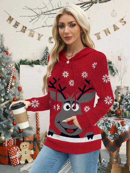 Ugly Christmas Sweater Women Blouses 2025 Long Sleeve Shirts Womens Early Fall Fashion Clothing School Outfits Boho Tops Cowboy Chic Trendy Hoodies Sweatshirt Rudy X-L