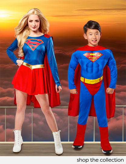 DC Superheroes Supergirl TV Series: Supergirl Costume Dress for Adults by Rubies, Women's Medium