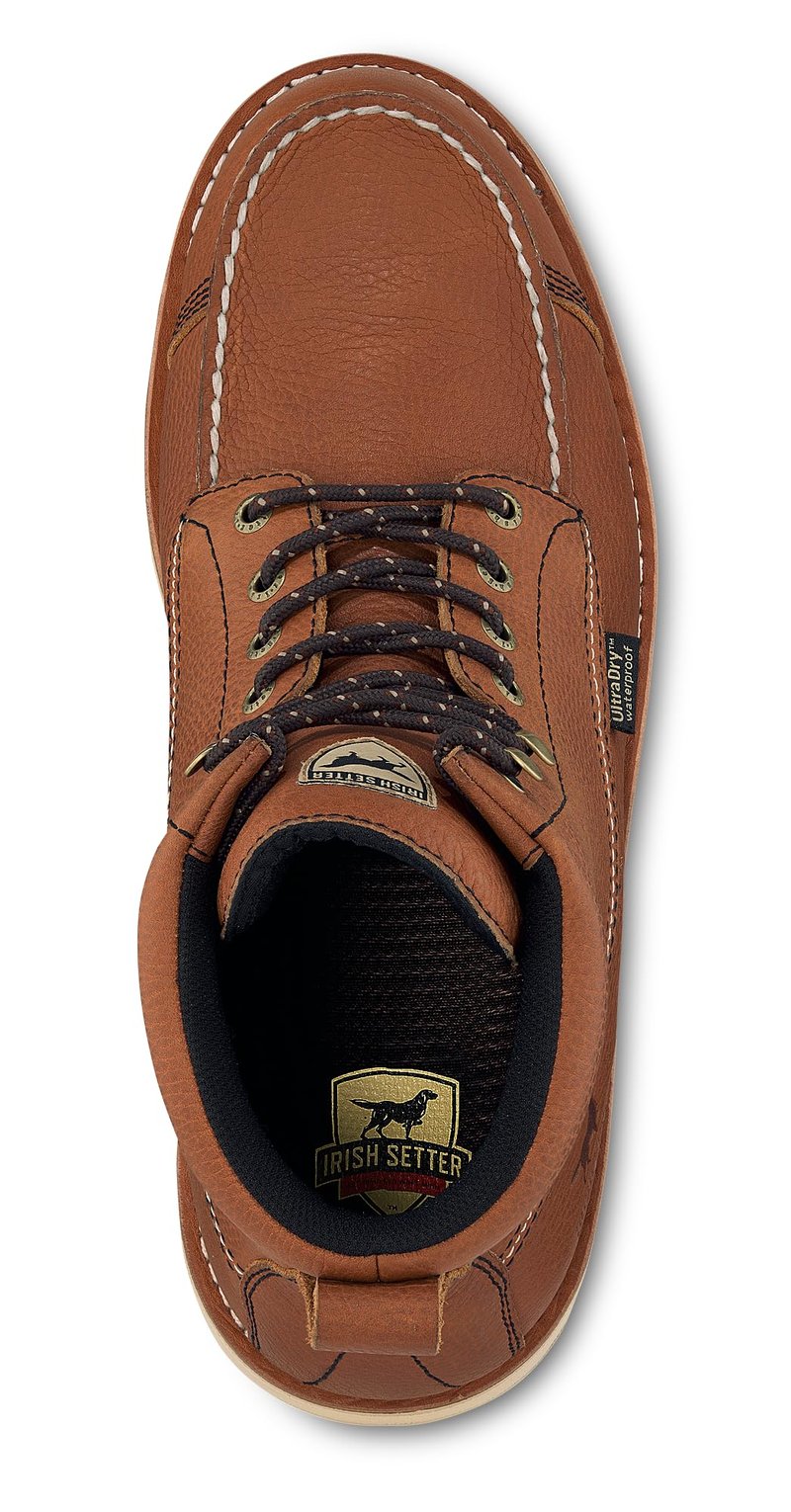 Irish Setter, Wingshooter, Men’s, 7", Waterproof, Hunting Boot, Amber, 8.5 EE (Wide)