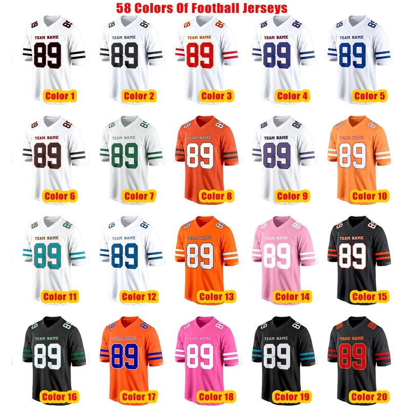 Green Custom Football Jersey for Women Men Team Clothing Name Number Jerseys Personalized Shirt Youth Kids Customized Football Uniform Fans Birthday Gift