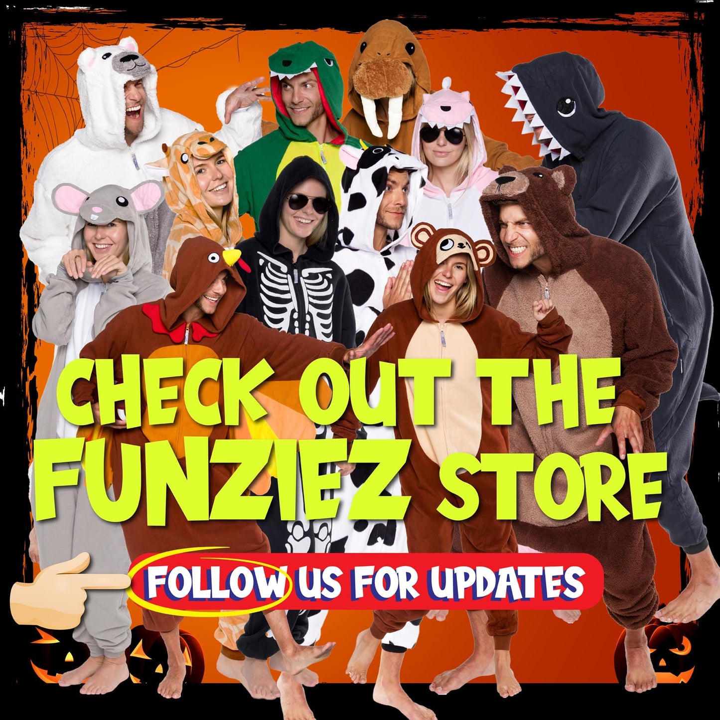 Funziez! Sherpa Bear Adult Onesie - Animal Halloween Costume - Plush Teddy One Piece Cosplay Suit for Adults, Women and Men(Brown, XX-Large)