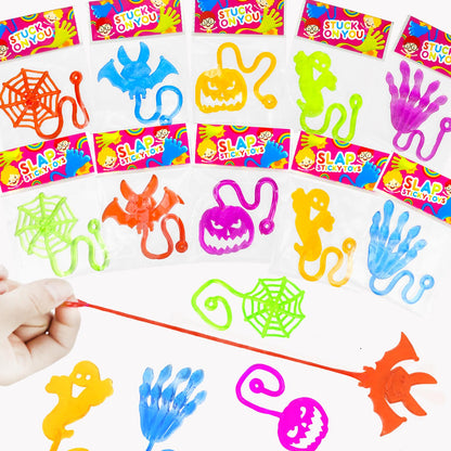 20 PCS Halloween Sticky Hands Party Favors Toys Gifts for Toddlers,Halloween Treats Non Candy for Kids,Boo Trick or Treat Basket Goodie Bag Stuffers Fillers,Classroom Prizes Trinket Decor for Boy Girl