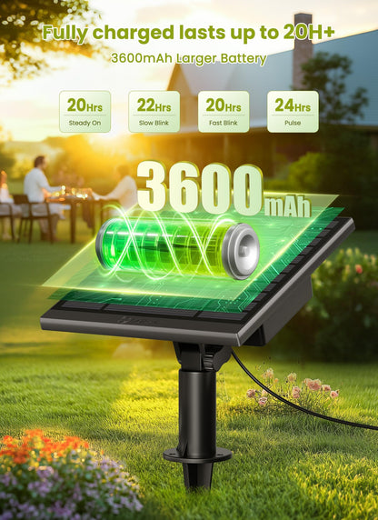 Brightown 58FT Solar String Lights Outdoor with Remote Cable Ties and Hooks, Commercial Grade Patio Lights with 26 LED Shatterproof Bulbs, 3 Light Modes Hanging Light for Backyard Party Decor