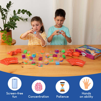 BONNYCO Challenge Cubes Party Bag Fillers for Kids Unisex Pack 30 Kids' Party Favours Toys, End of Year Gifts for Children, Pinata Filler Boys and Girls | Return Gifts Birthday, Mini Games Prizes
