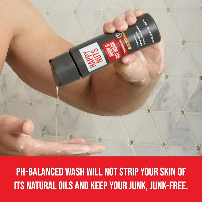 Big Wood Men's Body Wash - Moisturizing Natural Shower Gel for Sensitive Skin | 8.5 Fl Oz