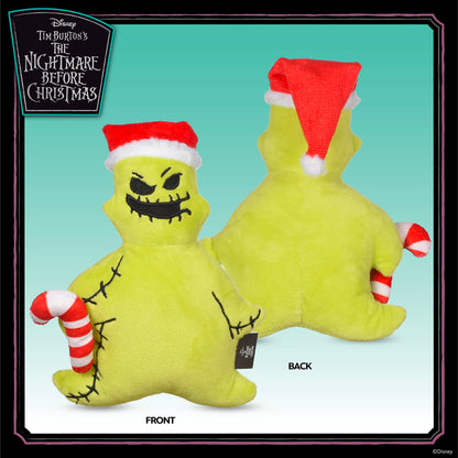 Disney for Pets Tim Burton’s Nightmare Before Christmas 6” Holiday Oogie Boogie with Santa Hat Toy for Dogs | Nightmare Before Christmas Movie Toys for All Dogs (FF24558)