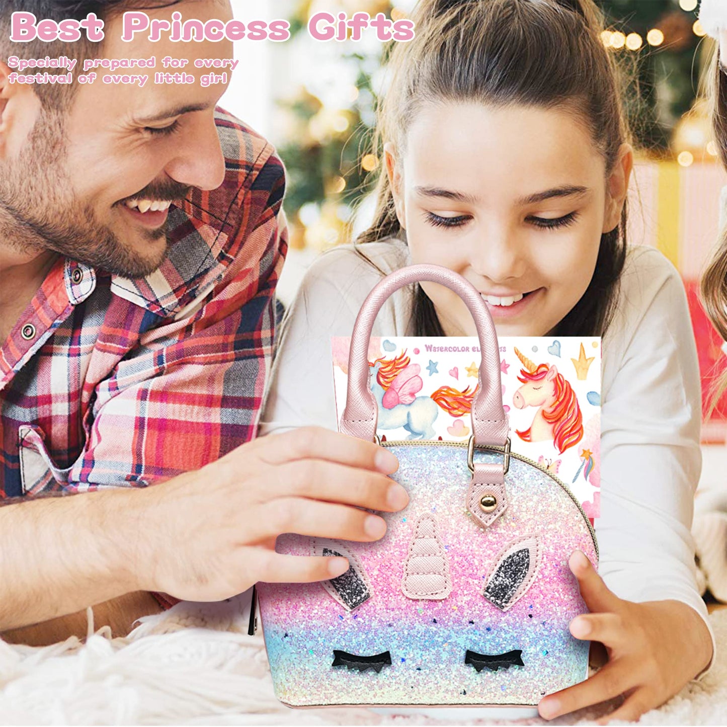 Kids Makeup Sets For Girls - Unicorn Teenage Washable Make Up Starter Kit, Childrens Princess Pretend Play Games Toys Presents, Little Girl Birthday Gifts Set For Age 3 4 5 6 7 8 9 10 11 12 Year Old