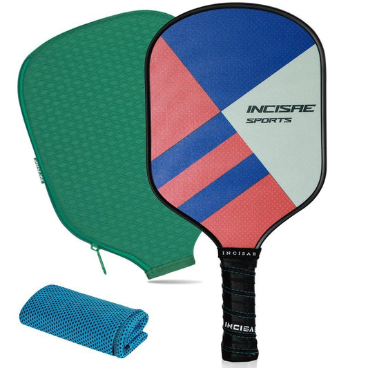 Pickleball-Set of 2，Incisae Pickleball Paddles, Fiberglass Pickleball Rackets, Cooling Towel and Pickleball Bag - Indoor & Outdoor Pickleball Set for Beginners & Intermediate Players…