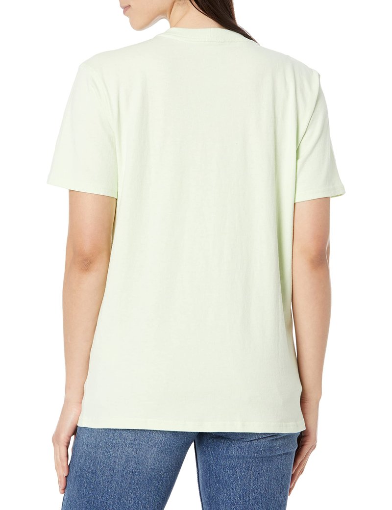 Carhartt Women's Iconic WK87 Pocket T-Shirt Closeout, Hint of Lime, Large
