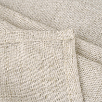 BGment Linen Curtains 63 Inch Length 2 Panels for Living Room - Semi Sheer Drapes Light Filtering Window Treatments with Rod Pocket Back Tab Lightweight for Bedroom, 52 X 63 Inch