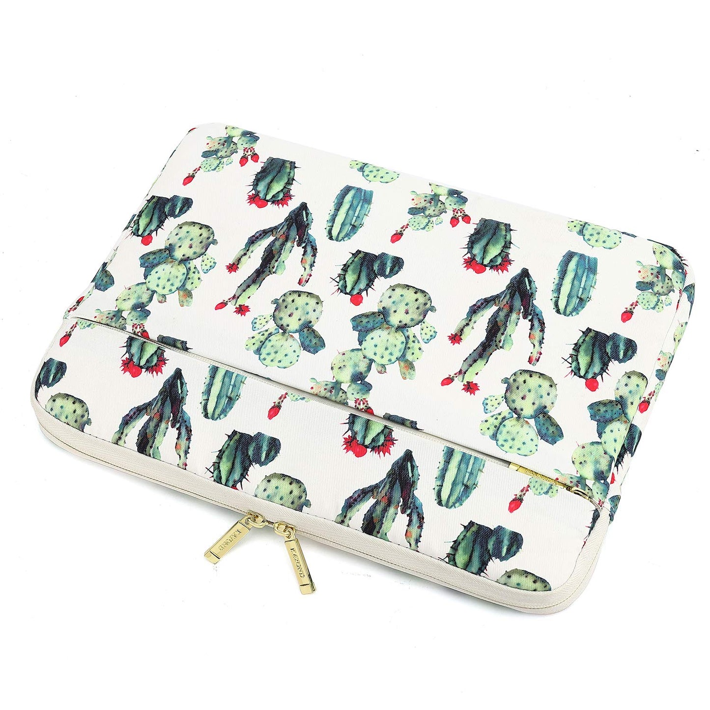 KAYOND 13 inch Laptop Sleeve, Compatible MacBook air 13.3 MacBook pro 13.3 and 12.5-13.3 inch Notebook Computer, Water Repellent Laptop Bag,Shockproof case (13-13.3 inch, Cactus)
