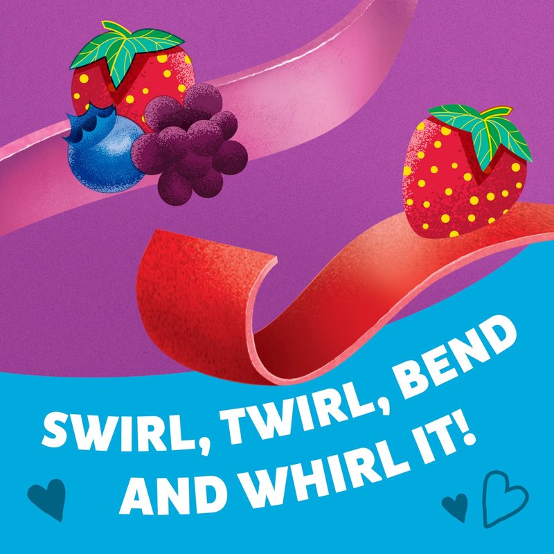 Annie's Organic Fruit Tape, Swirly Strawberry and Bendy Berry, Gluten Free, Variety Pack, 12 Rolls, 9 oz