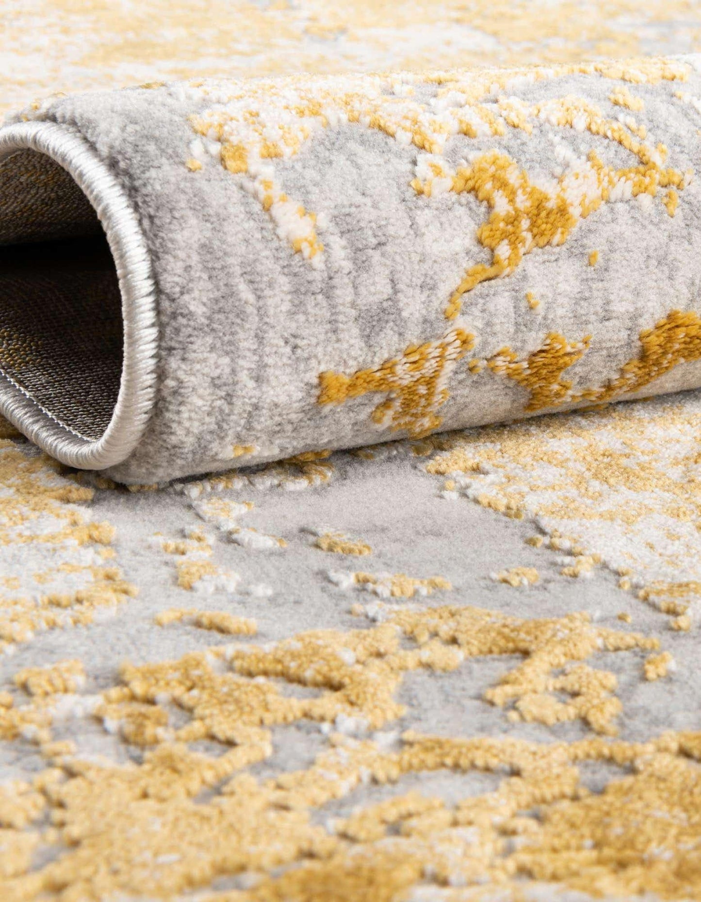 Unique Loom Finsbury Collection Area Rug - Elizabeth (2' x 3' 1" Rectangle, Yellow/ Ivory)