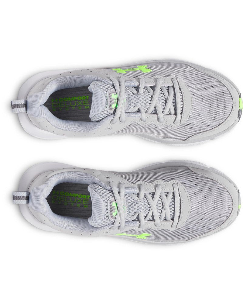 Under Armour Men's Charged Assert 10, (011) Mod Gray/Mod Gray/Hyper Green, 16.5, US