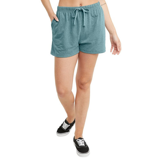 Hanes Womens Originals Triblend Jersey Casual Shorts, Cactus Pe Heather, Large US