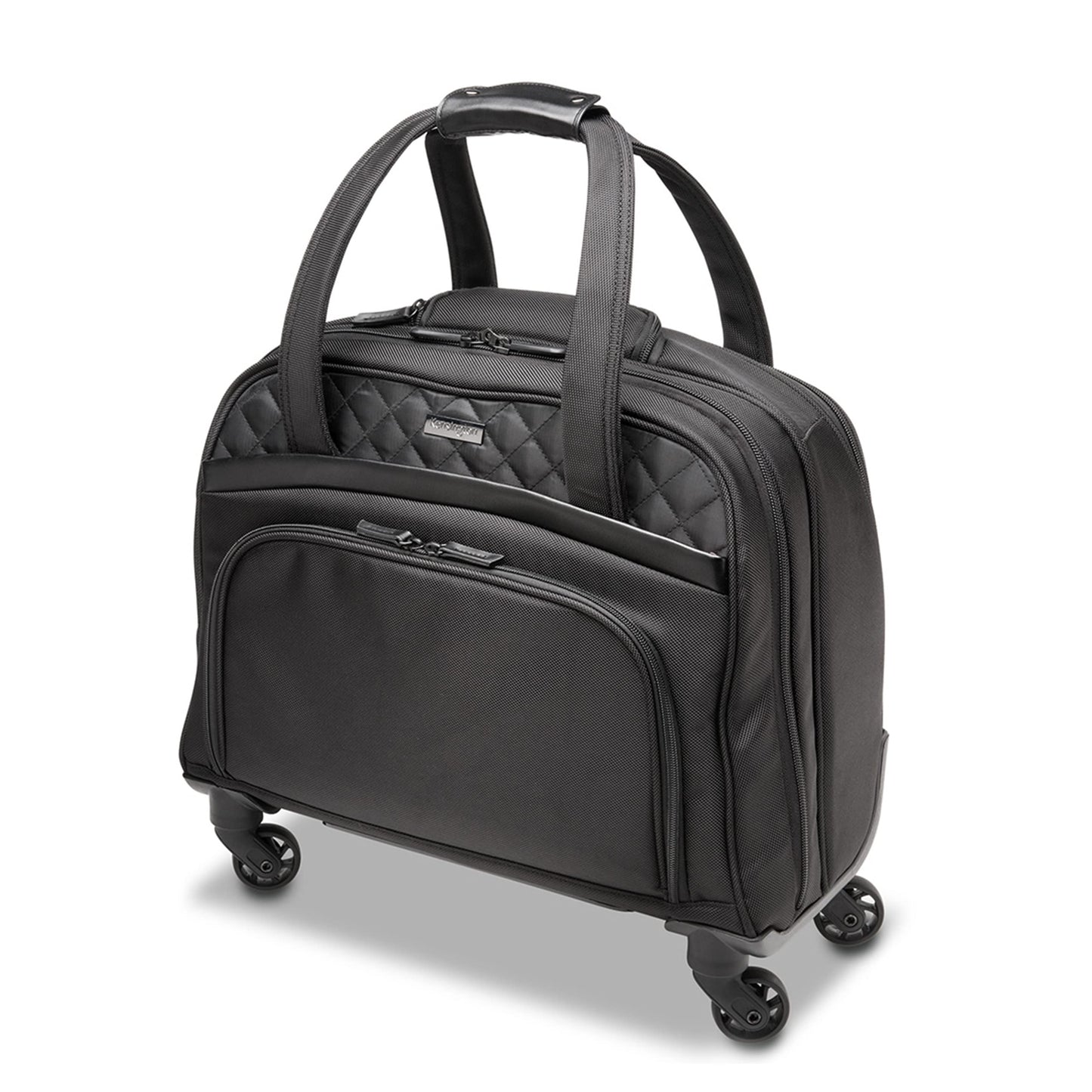 Kensington Laptop Roller Case - Contour 2.0 Executive Balance Laptop Spinner for up to 15.6" Inch Laptops, Wheeled Laptop Case with Tote Bag Style, Ideal Cabin Bag, Black, K60380WW