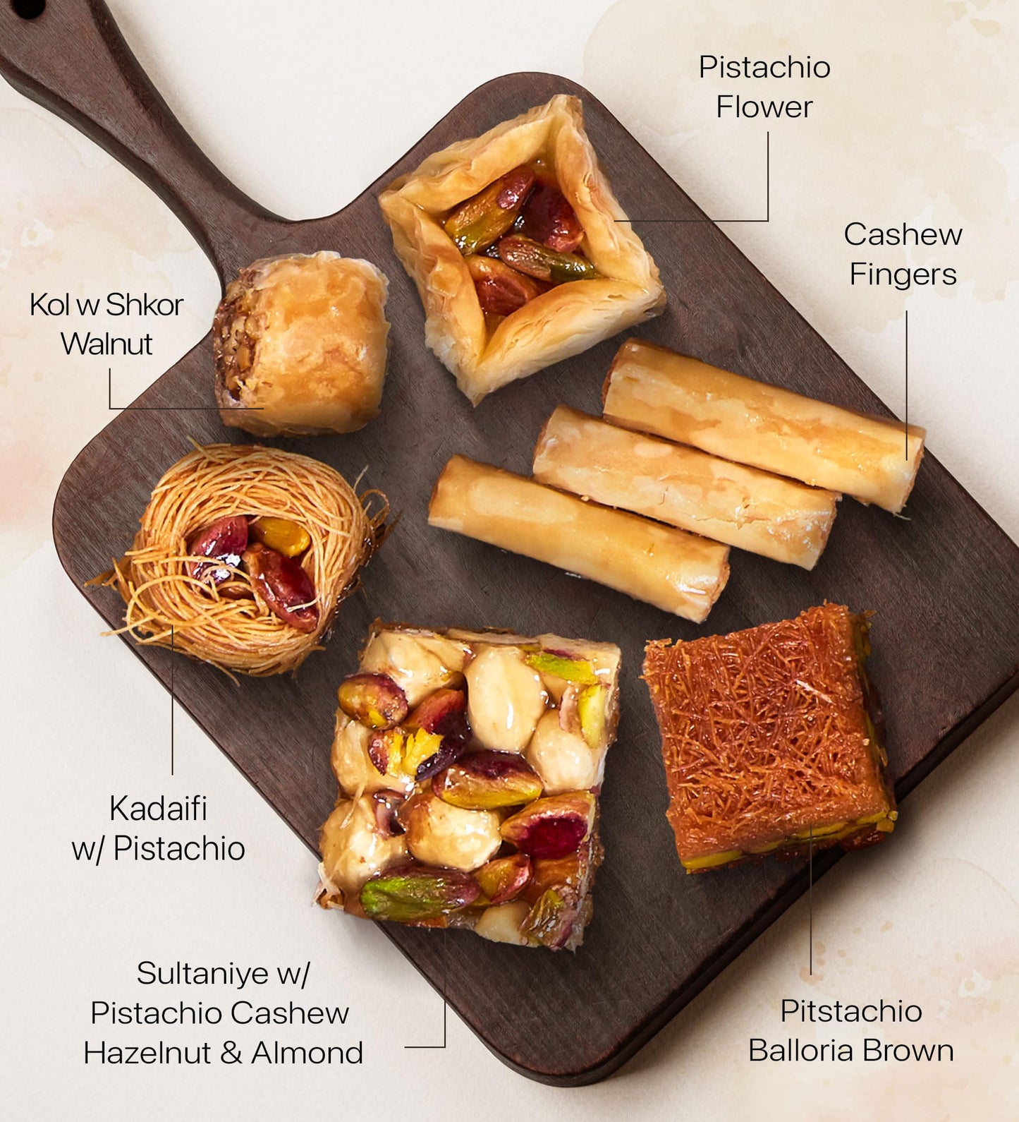 Cerez Pazari Baklava Pastry Gift Set - Turkish Baklava Pastry With Nuts & Spices - Baklava Gift Box From Turkey - Pastry, Halal Snacks - Assorted 45-48 Pieces Per Metal Dessert Box - 1.32 lbs