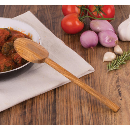 Eddingtons Italian Olive Wood Cooking Spoon, Handcrafted in Europe, 10-Inch