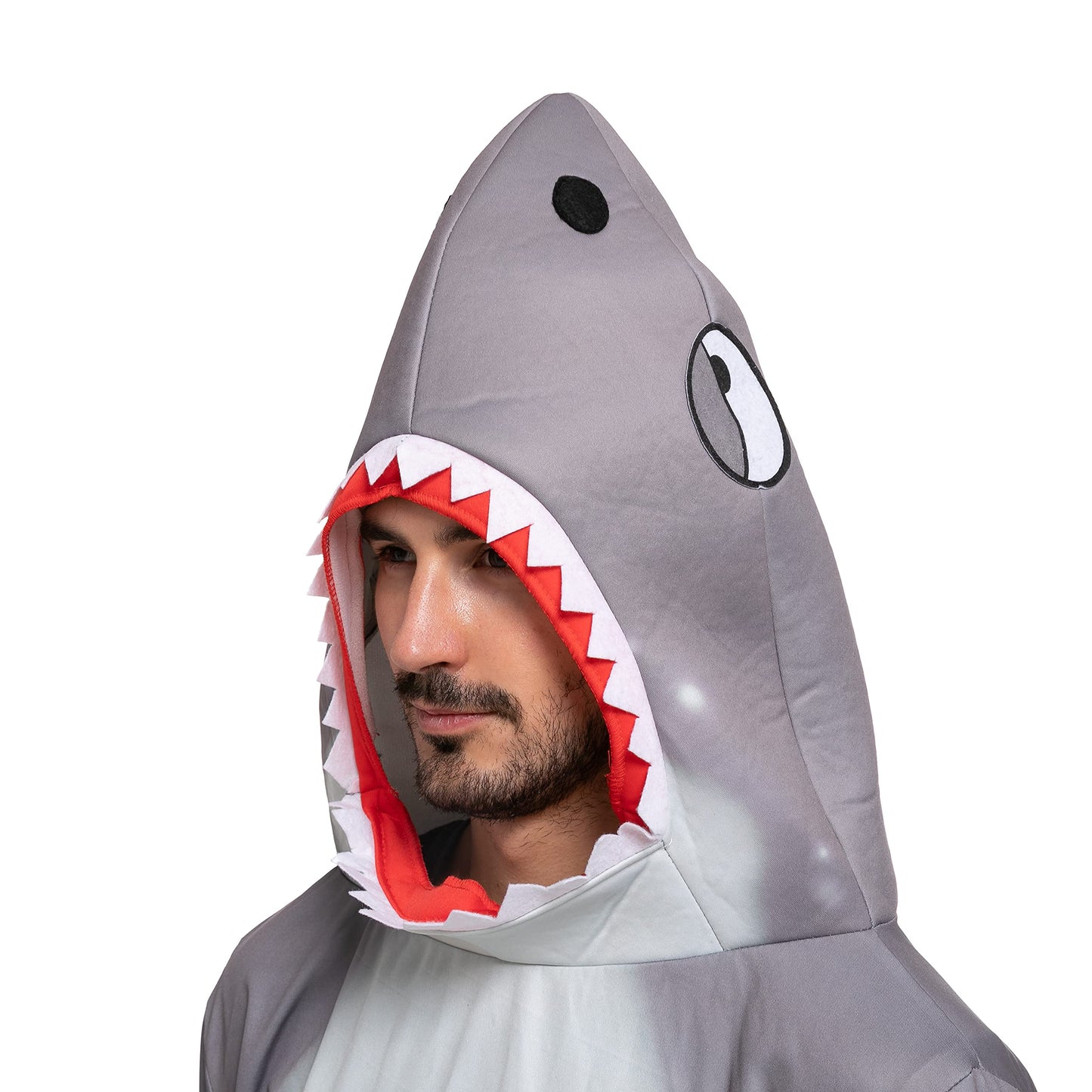 Spooktacular Creations Men Shark Costume for Adult Halloween Costume Party, Shark outfits, Animal Theme Cosplay Party -M