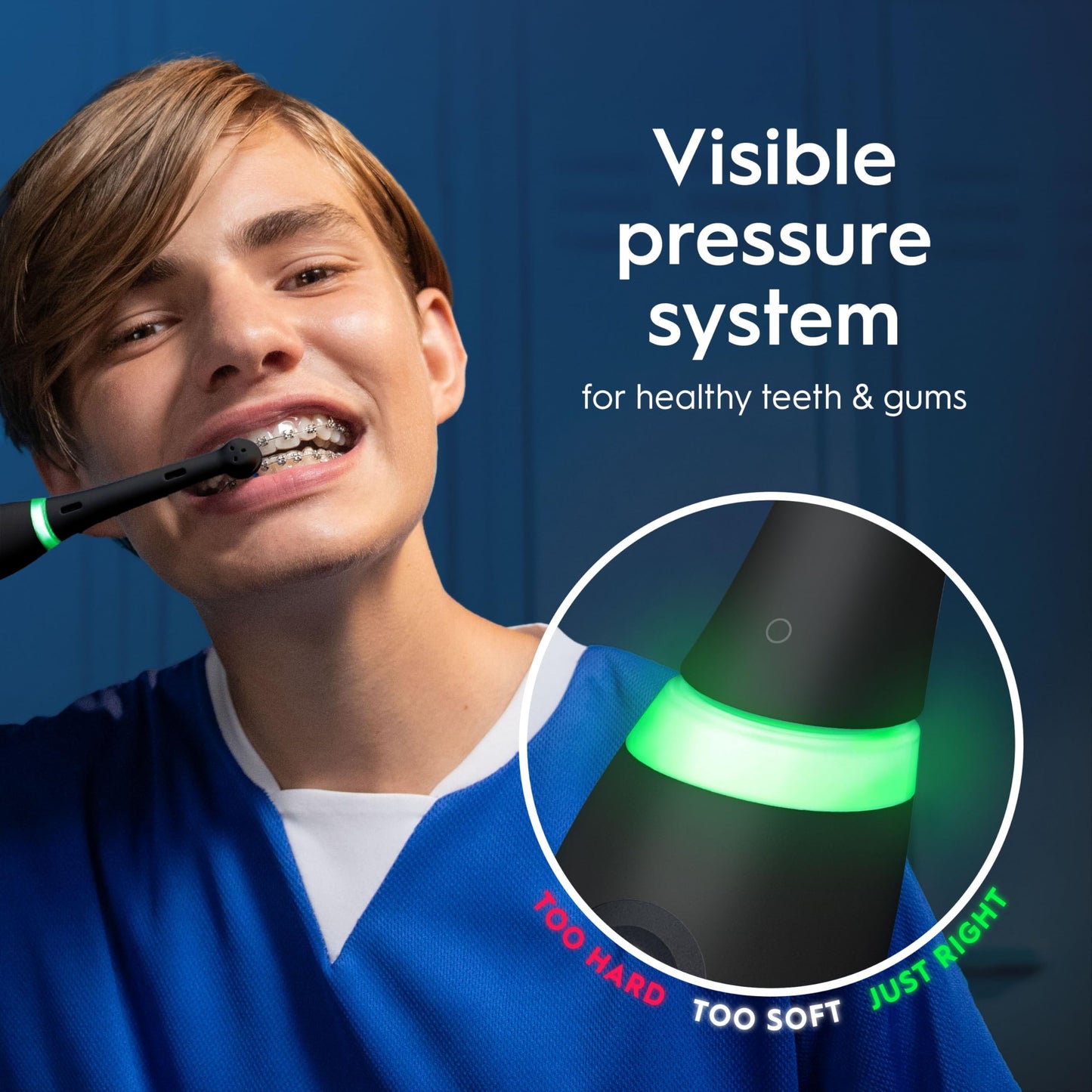 Oral-B iO5 Electric Toothbrushes for Adults, 2 Toothbrush Head & Travel Case, 5 Modes with Teeth Whitening, UK 2 Pin Plug, Black
