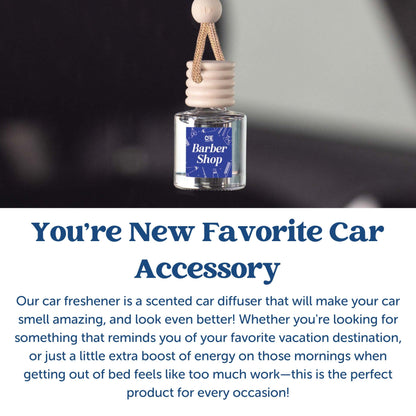 CANDECraftCo Car Air Hanging Fragrance Oil, Car Auto Freshener for Essential Oils, Scents Fragrance Aromatherapy Automobile Diffuser, Long Lasting (Fresh Linen)