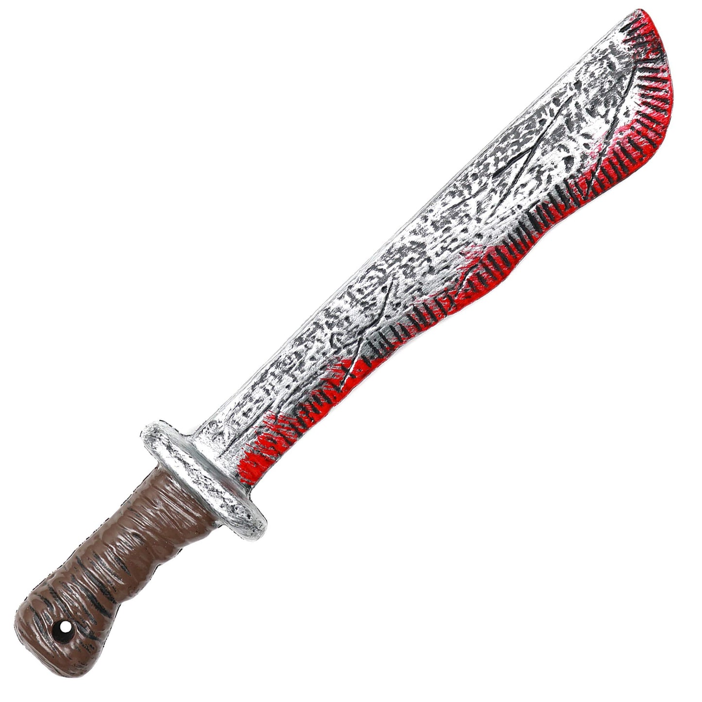 Skeleteen Bloody Machete Halloween Costume Prop - Fake Realistic Bleeding Knife Toy for Costumes and Cosplay