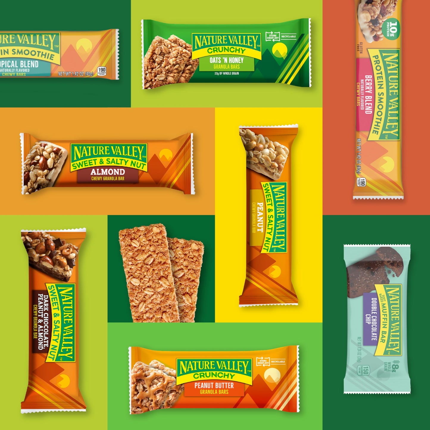 Nature Valley Crispy Creamy Wafer Bars, Strawberry, Whole Grain, 5 Bars, 6.5 oz