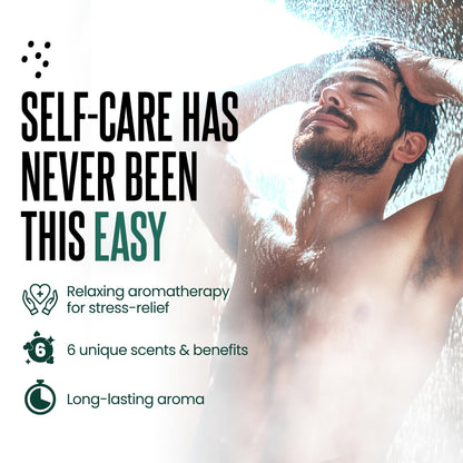 Cleverfy Shower Steamers Aromatherapy - Valentines Day Gifts for Her, Him, Women, Daughter, Mom, Girlfriend, Wife, Teen Girls and Boys - Valentines Gifts for Her, Him, Women and Men - 6 Tablets