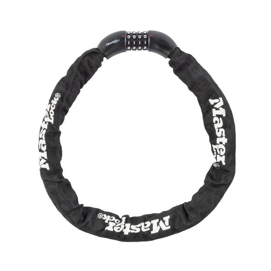 Master Lock 3ft Long x 5/16in (8mm) Diameter Hardened Steel Chain with Integrated Resettable Combination Lock