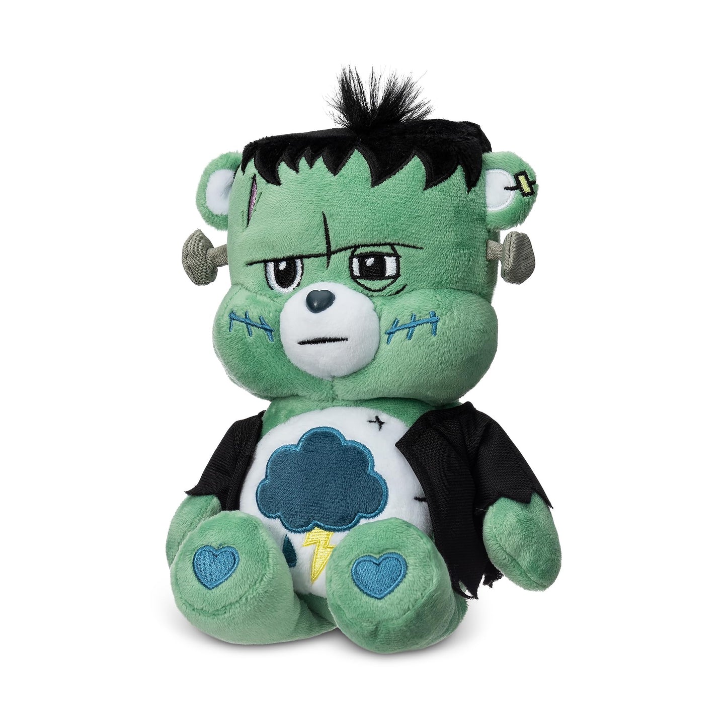 Care Bears Basic Fun, Grumpy as Frankenstein, Universal Monsters 22cm Plush, Cuddly Toys for Children, Cute teddy bear, Suitable for Girls and Boys Ages 4+
