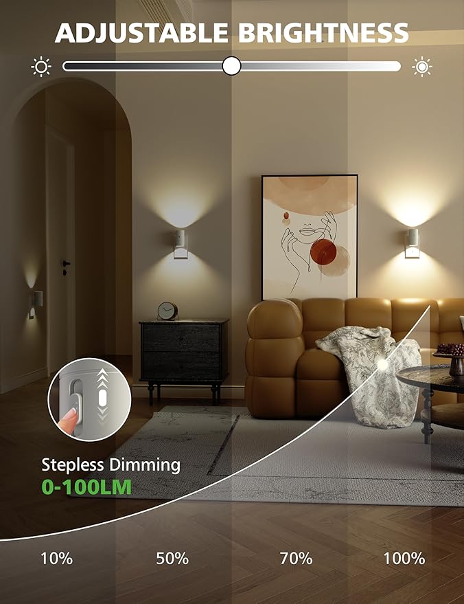 Night Lights Plug Into Wall,Dimmable LED Nightlight with Dusk to Dawn Sensor,0-100LM Adjustable Brightness,3 Color Temperatures,Night Light for Hallway Bathroom Stair Bedroom,White,4 Pack