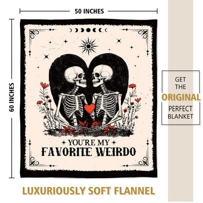 Juratar Gifts for Him Her, Anniversary Halloween Blanket for Women Men, Birthday Gifts for Boyfriend Girlfriend, I Love You Gift, Engagement, Wedding Gift for Wife, Husband, Couple, 60"X50"