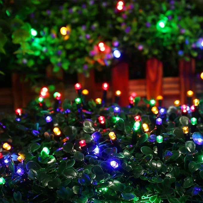Weillsnow 328 FT 1000 LED Christmas String Lights with Remote & Timer, 8 Lighting Modes Twinkle Lights, Waterproof Fairy Lights For Outdoor Bedroom Backyard Tree Wall Christmas Decoration (Multicolor)