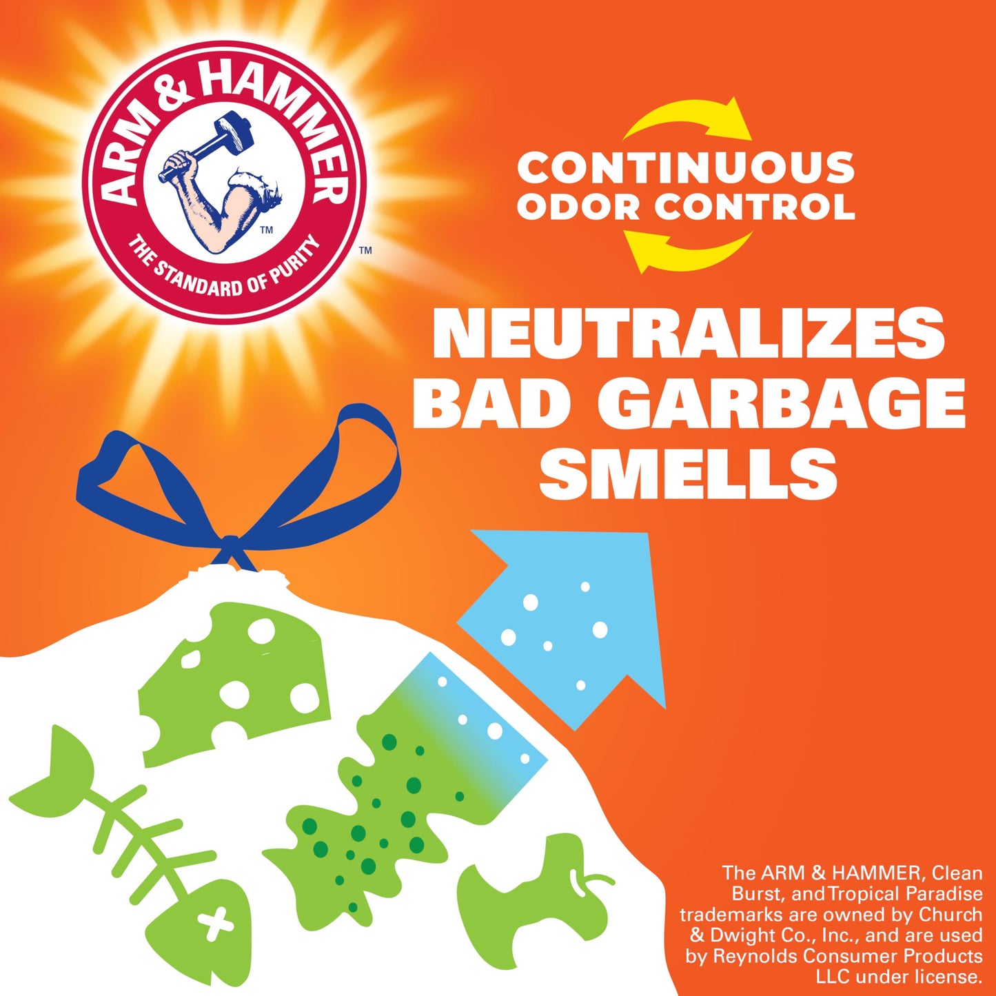 Hefty Ultra Strong 13 Gallon Trash Bags, Tall Kitchen Trash Bags 13 Gallon Size, Drawstring Closure, Continuous Odor Control, White, Clean Burst Scent, 40 Bags