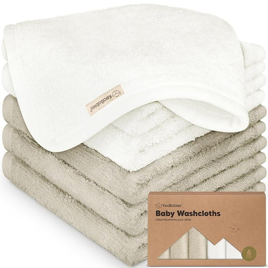 6-Pack Baby Washcloths