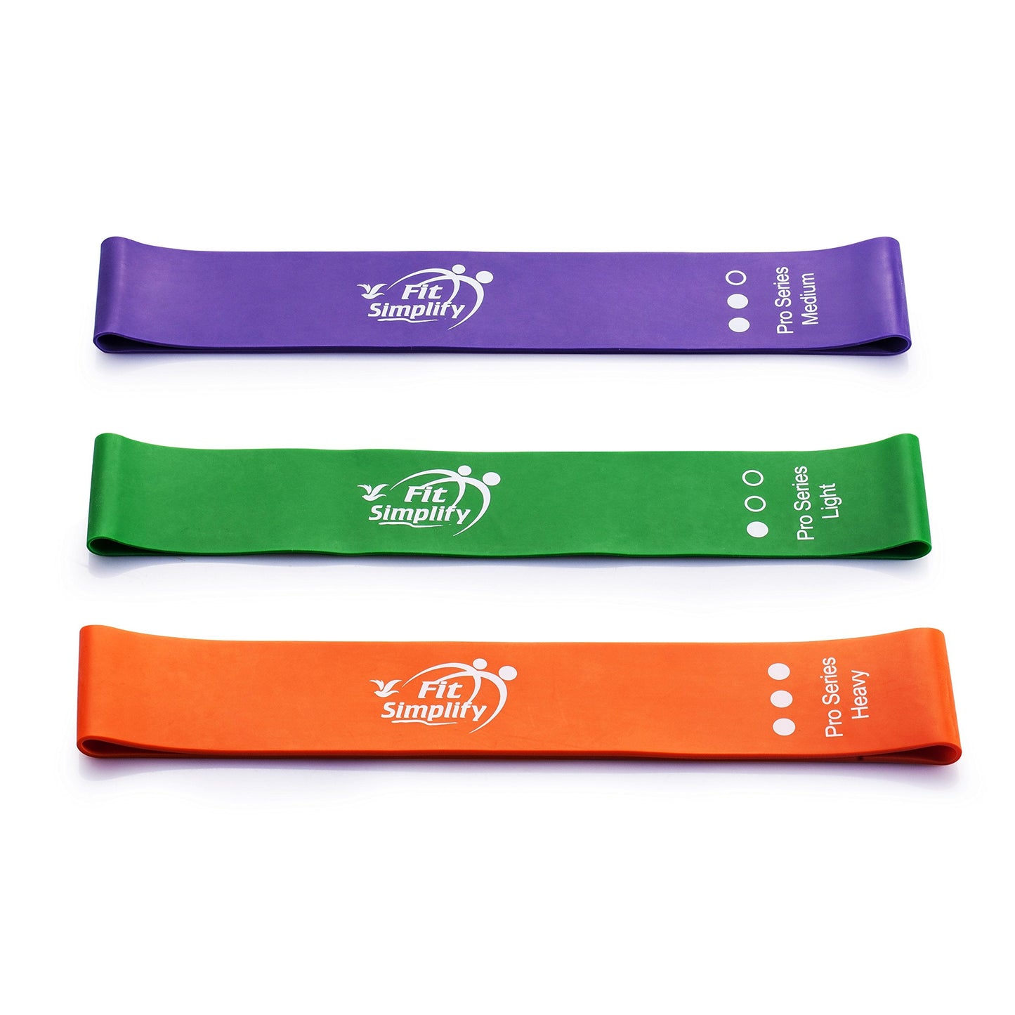 Fit Simplify Pro Series Resistance Loop Exercise Bands, Set of 3