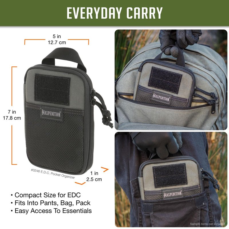 E.D.C. Pocket Organizer (Wolf Gray)