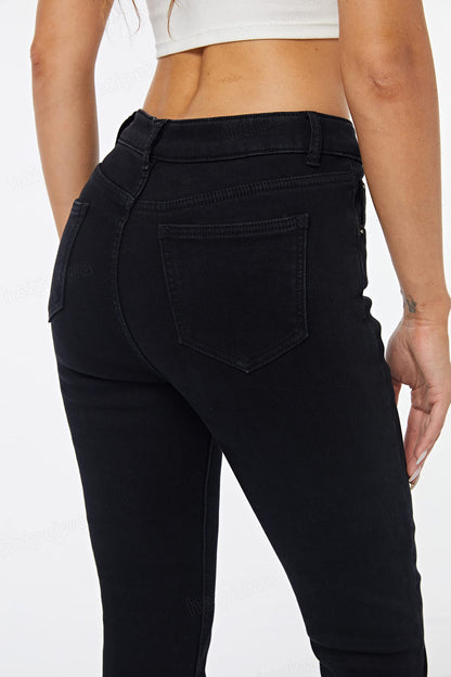 heipeiwa Womens Winter Jeans Thick Skinny Pants Fleece Lined Slim Stretch Warm Jeggings