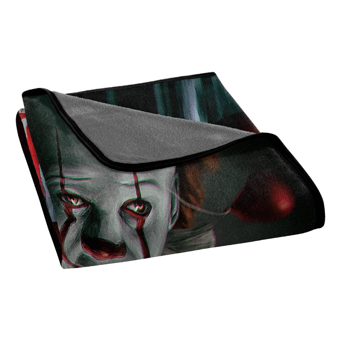 Northwest IT Chapter 2 Micro Raschel Throw Blanket, 46" x 60", Pennywise Hallucination