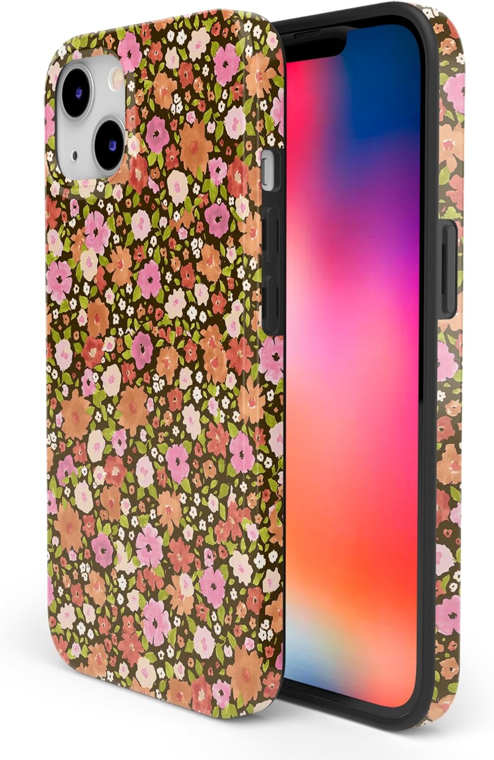 Casely iPhone 13 Case | Field of Flowers | Pastel Floral | Compatible with MagSafe | Classic Ultra Slim Design