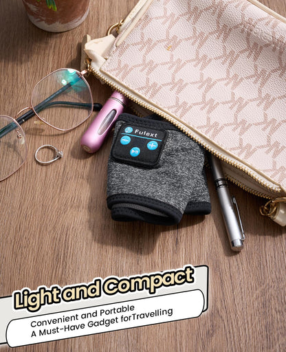 Fulext Sleep Headband - Bluetooth Sleep Headphones for Side Sleepers, Reduce Snoring Disturbance, Sports & Tech/Birthday Gift for Women, Men, Mom, Dad