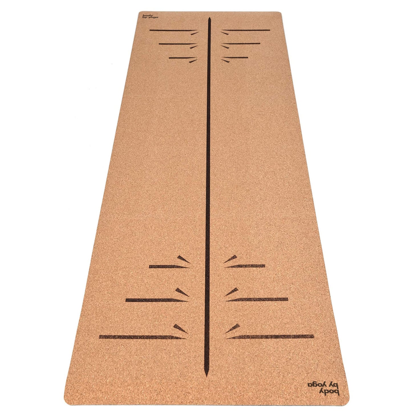 Luxury Cork Yoga Mat - Non Slip, Extra Thick Grip. Thicker, Longer, and Wider for More Comfort and Support. Tough Enough For Hot Yoga. Natural, Non Toxic, and Eco Friendly. Optional Alignment Lines.
